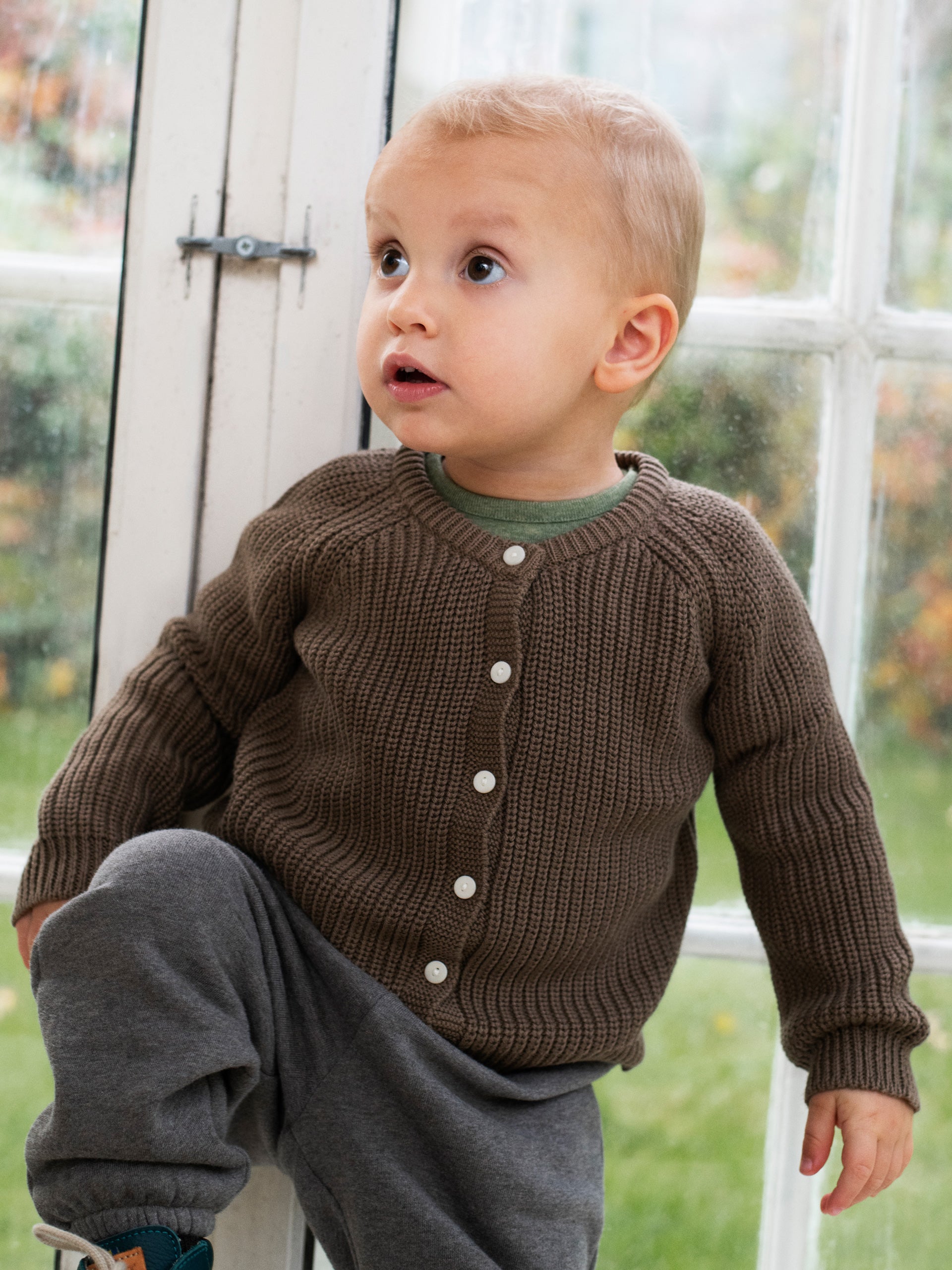Baby-Patentstrickjacke Reh | SERENDIPITY