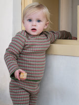 Blusa a coste Baby a righe cervo | SERENDIPITY