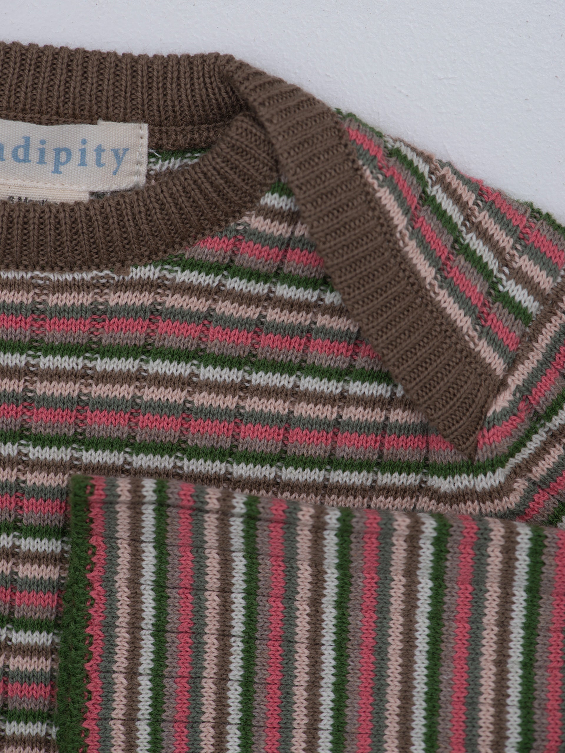 Blusa a coste Baby a righe cervo | SERENDIPITY