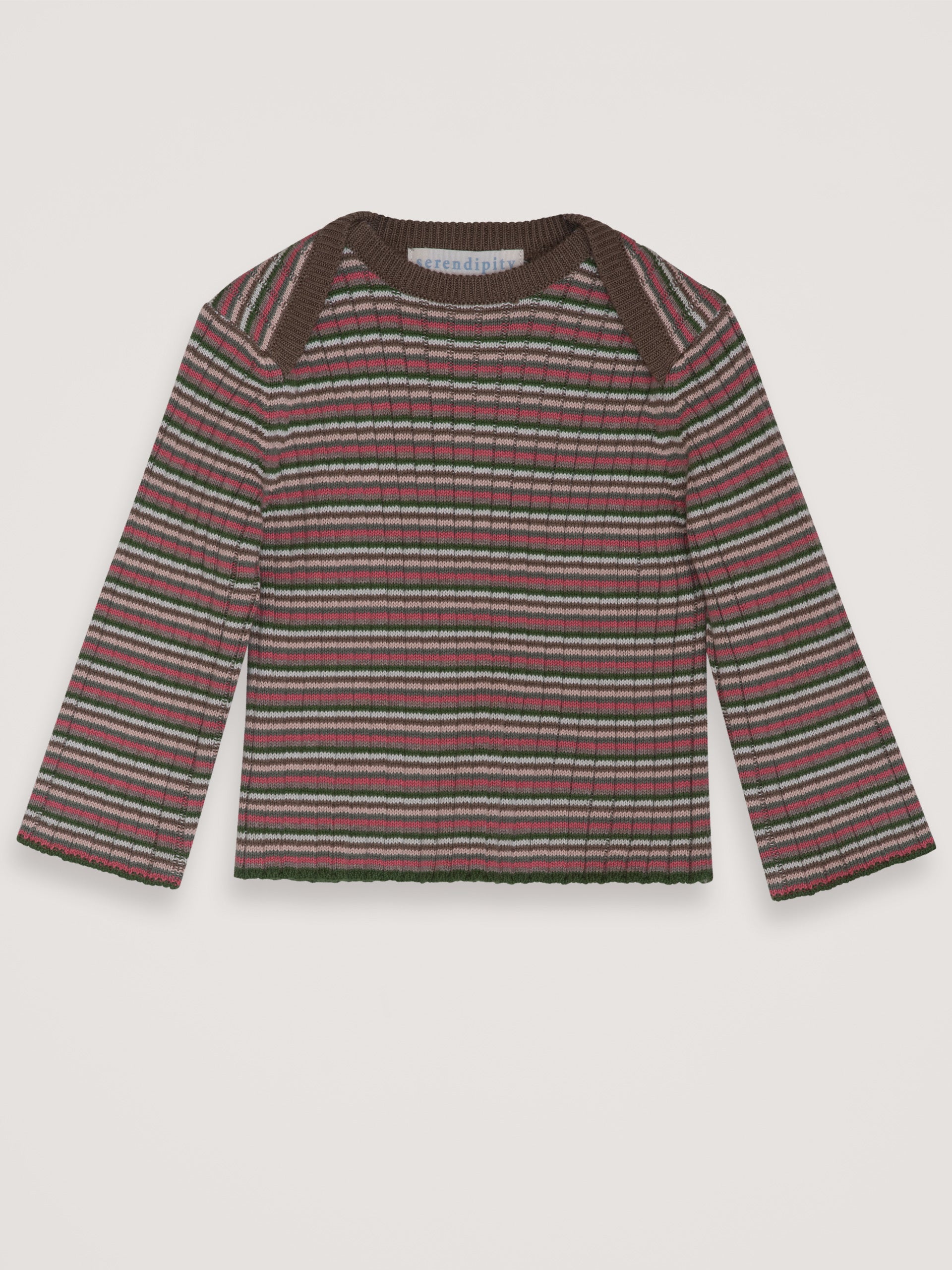 Blusa a coste Baby a righe cervo | SERENDIPITY