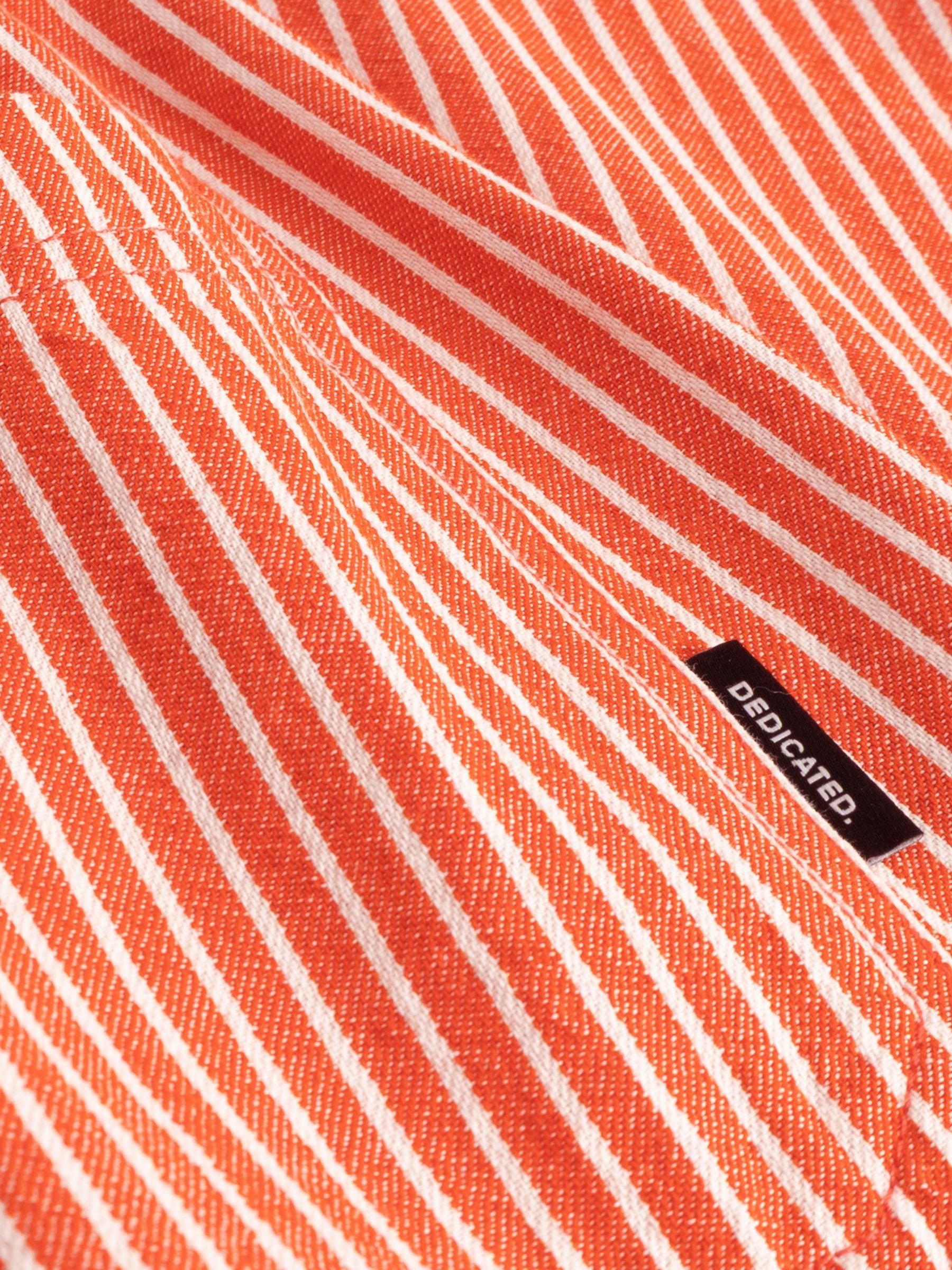 Pantaloni Vara Work Stripe Rosso Grenadine | Dedicated