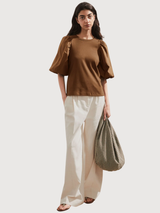 T-Shirt Puffärmel Dried Palm | Armedangels