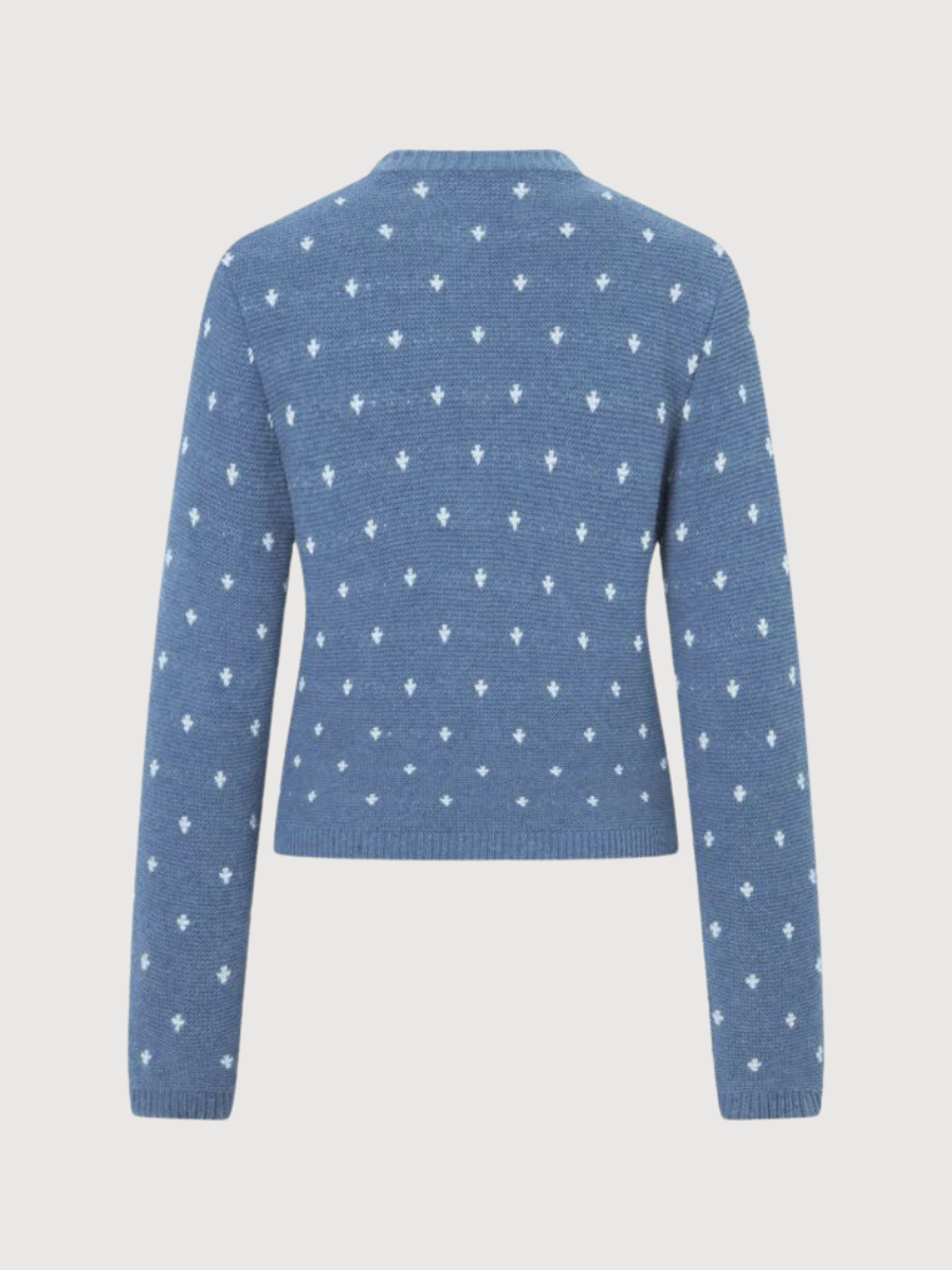 Doreen Blue Damen Strickjacke  | Stapf