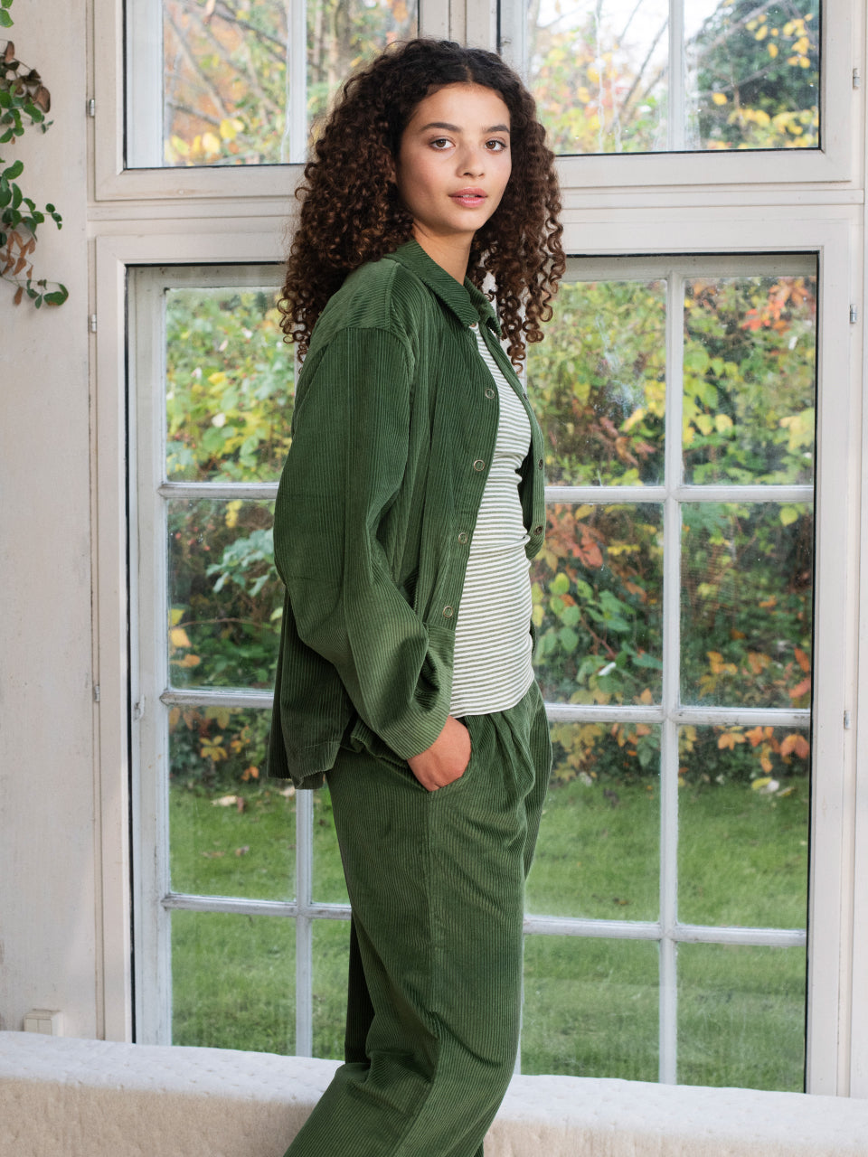 Pleat Pants Bay Leaf | SERENDIPITY