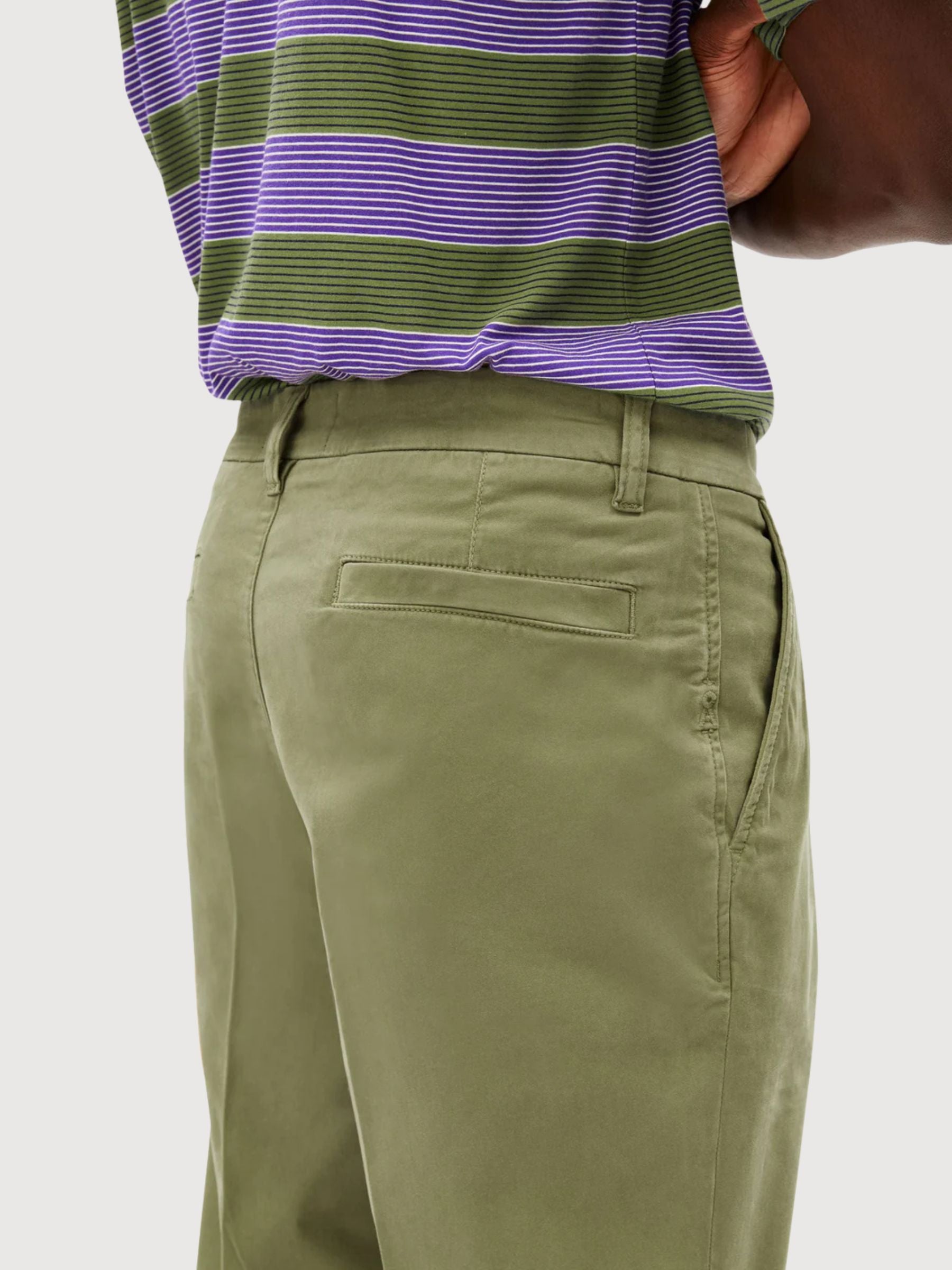 Chino Pant Tamir Fatigue Green Man | Armedangels