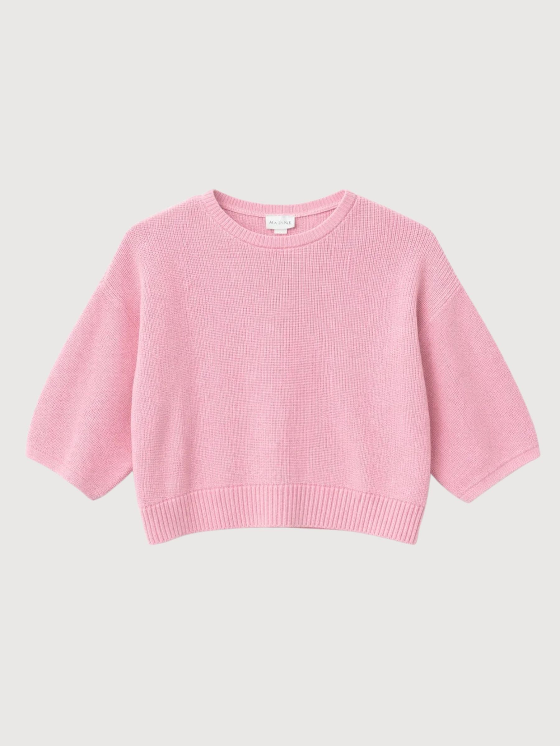 Pullover Mezza Manica Donna Blossom Rosa | Mazine