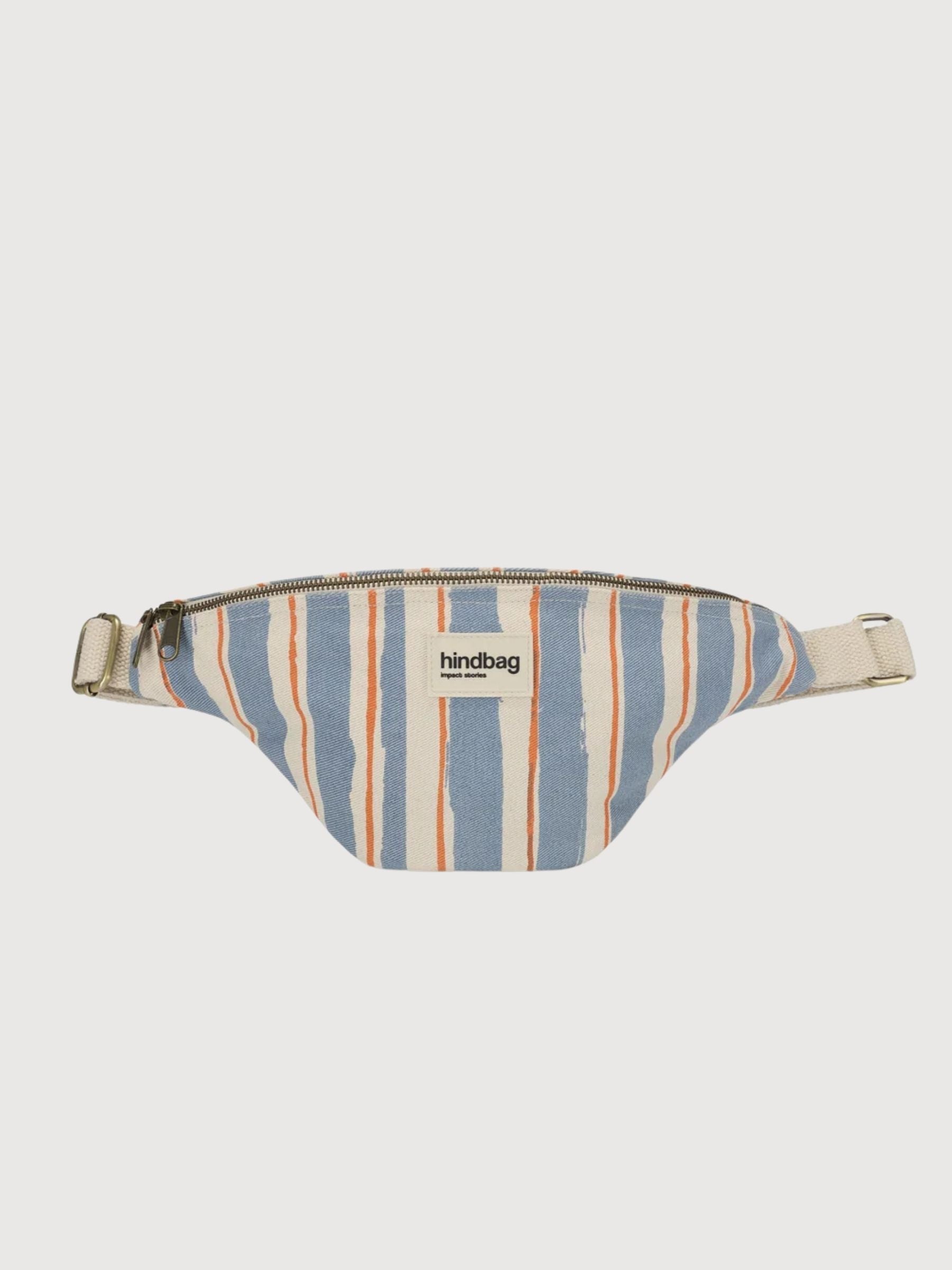 Marsupio Fanny Pack Olivia Rayures Orange Et Bleu | Hindbag