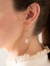 Earrings Graceful Moonstone | A Beautiful Story