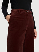 Marlene Corduroy Trousers Bitter Chocolate | Lanius