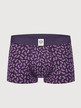 Boxer Viola Melanzane Cotone Organico Uomo | A-dam