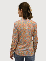 Blumenhemd mit Haifischkragen F0536 | Re-DO-It