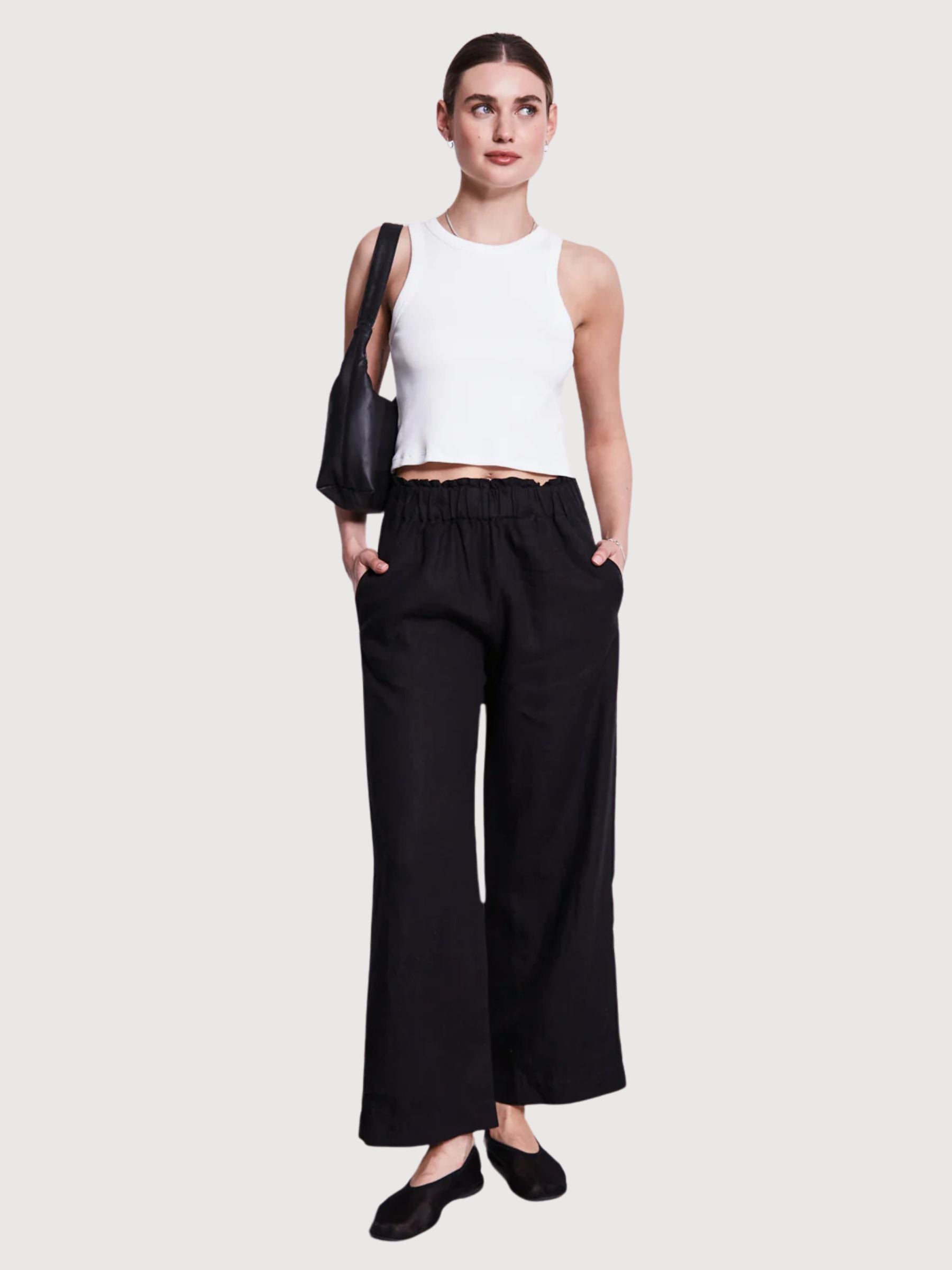 SMILLA Hose aus Lyocell Schwarz | JAN 'N JUNE