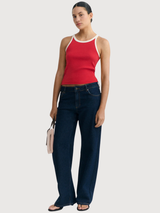 Top Harriet Clavel Pannacota Contrast | Thinking Mu