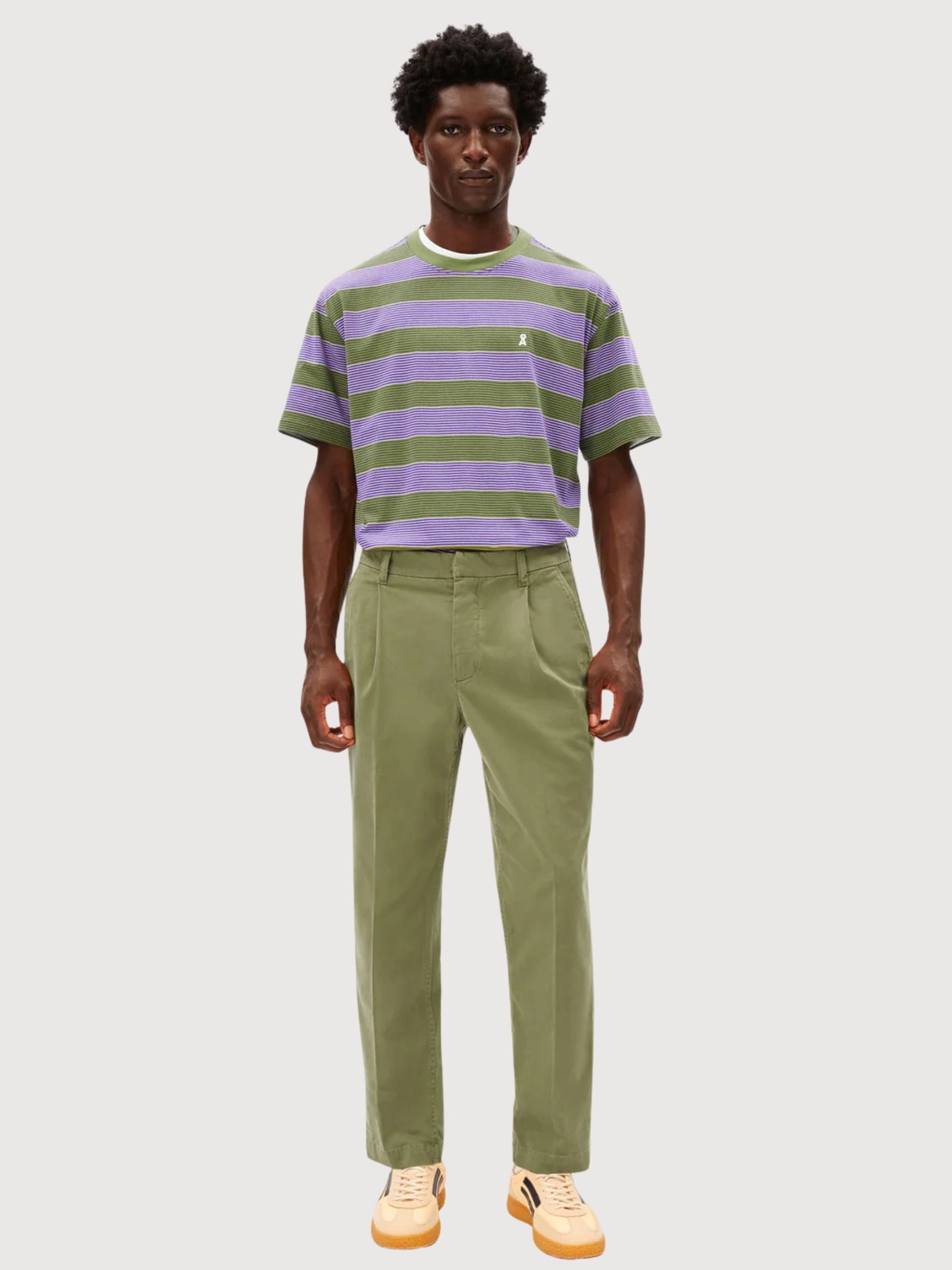 Chino Pant Tamir Fatigue Green Man | Armedangels