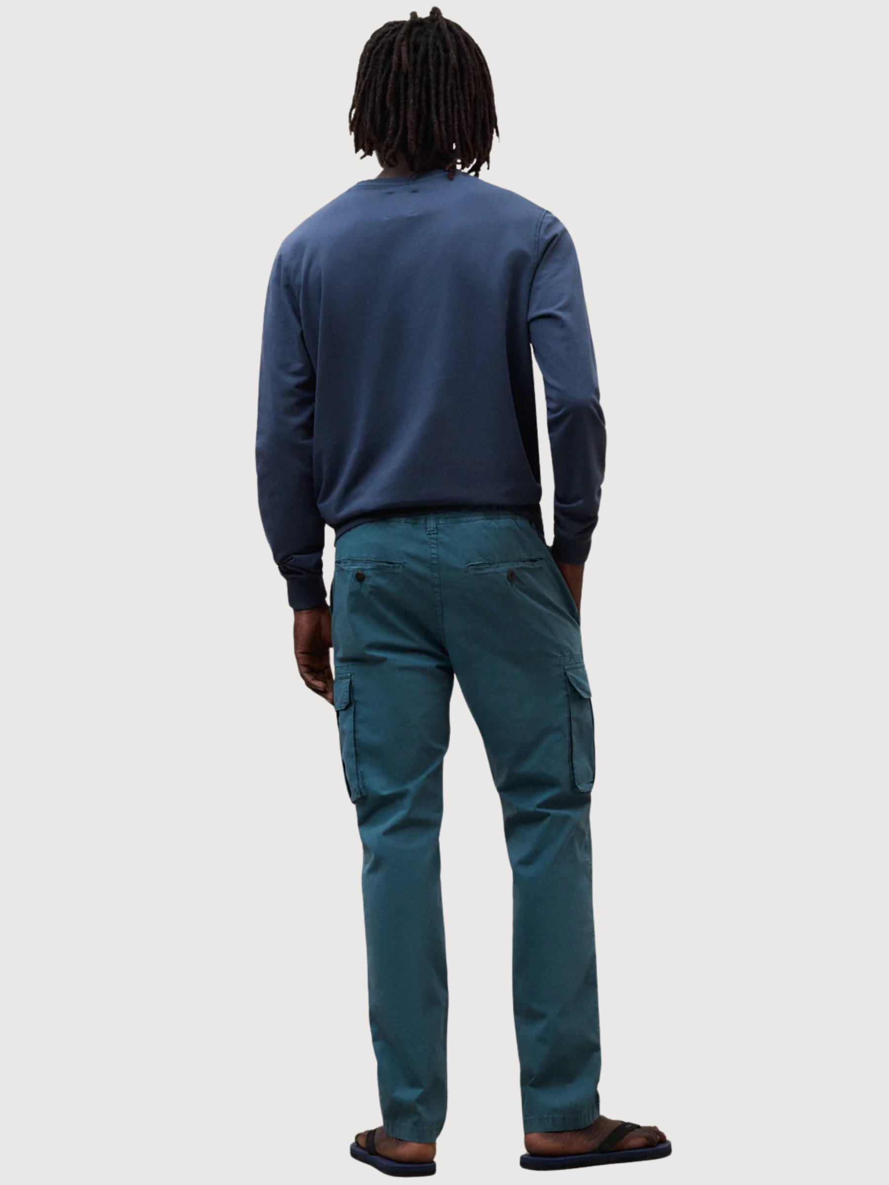FELPA BARDERA UOMO Blu Acciaio | Ecoalf