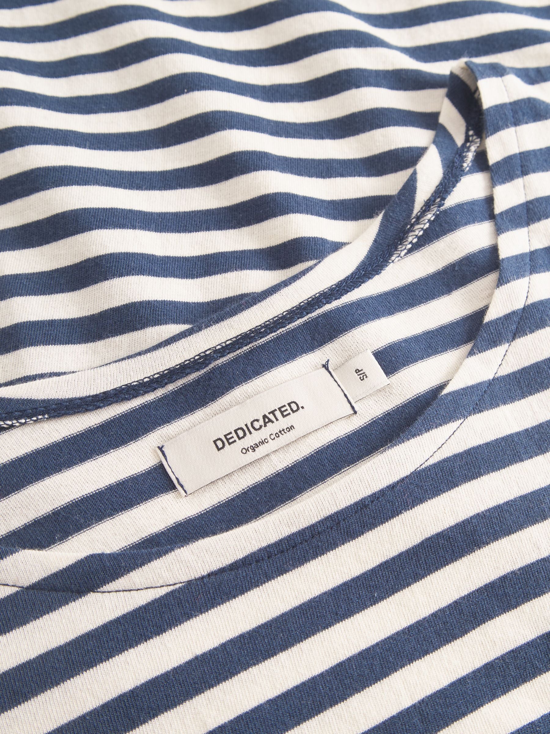 Langärmliges Humledal-Streifen-Shirt, blau | Dedicated