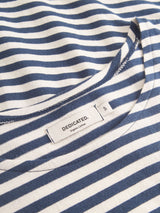 Langärmliges Humledal-Streifen-Shirt, blau | Dedicated