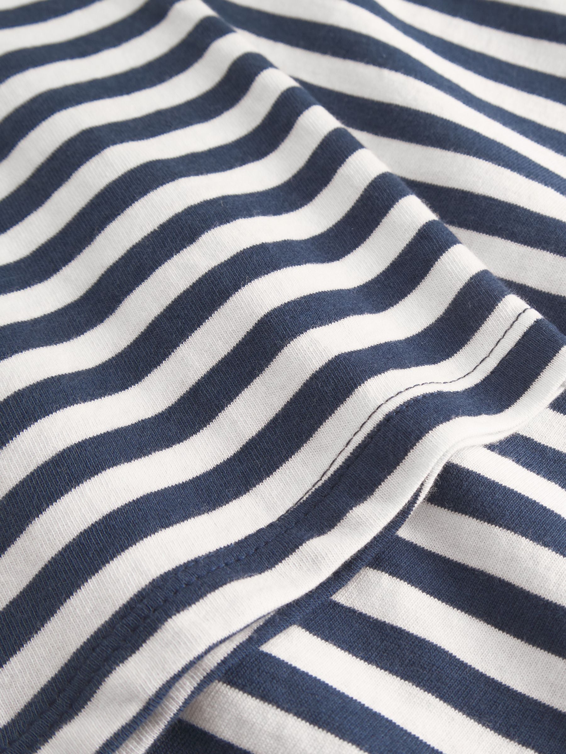 Langärmliges Humledal-Streifen-Shirt, blau | Dedicated