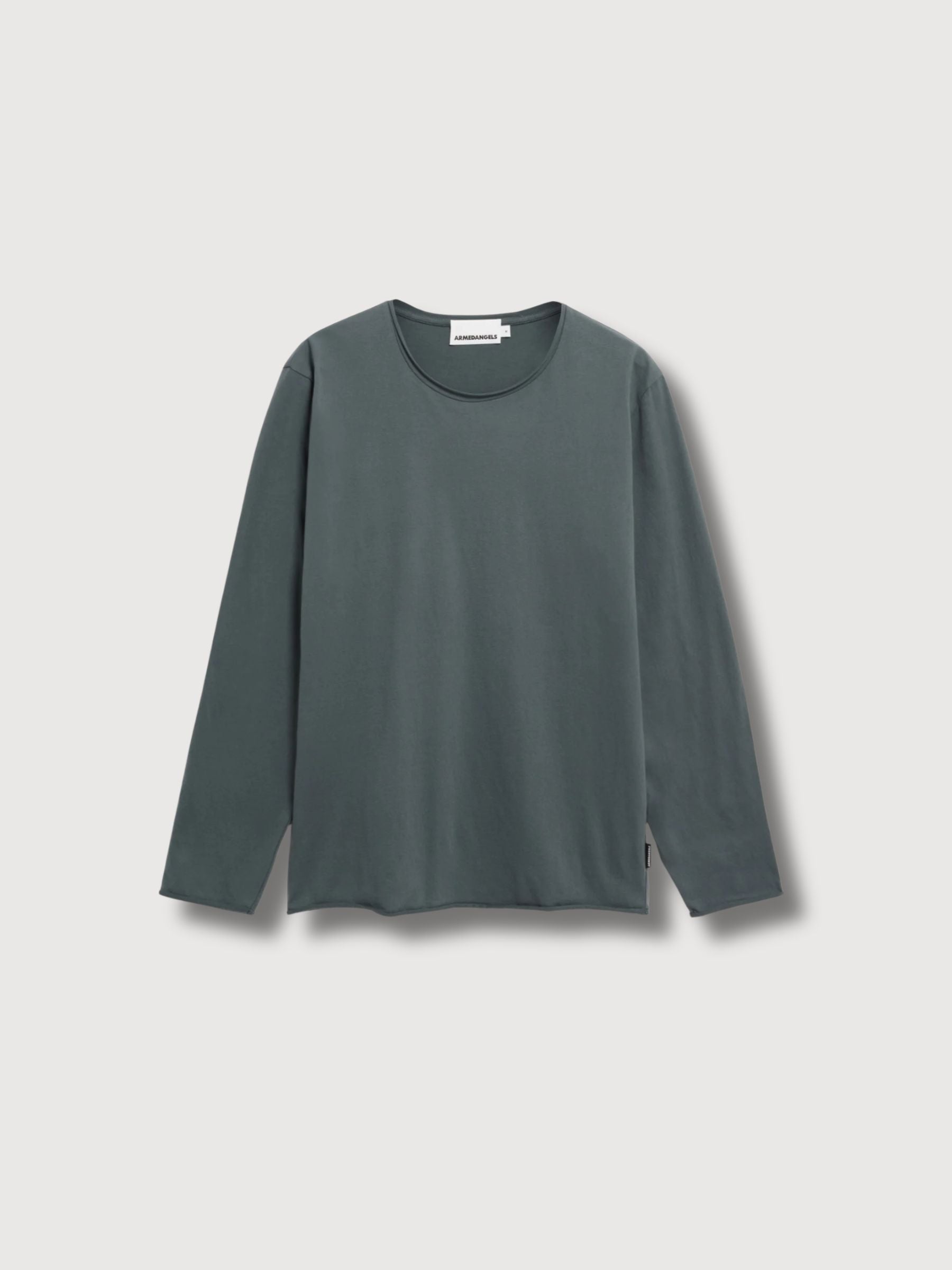 Longsleeve Maarkos Brushed Dark Green | Armedangels