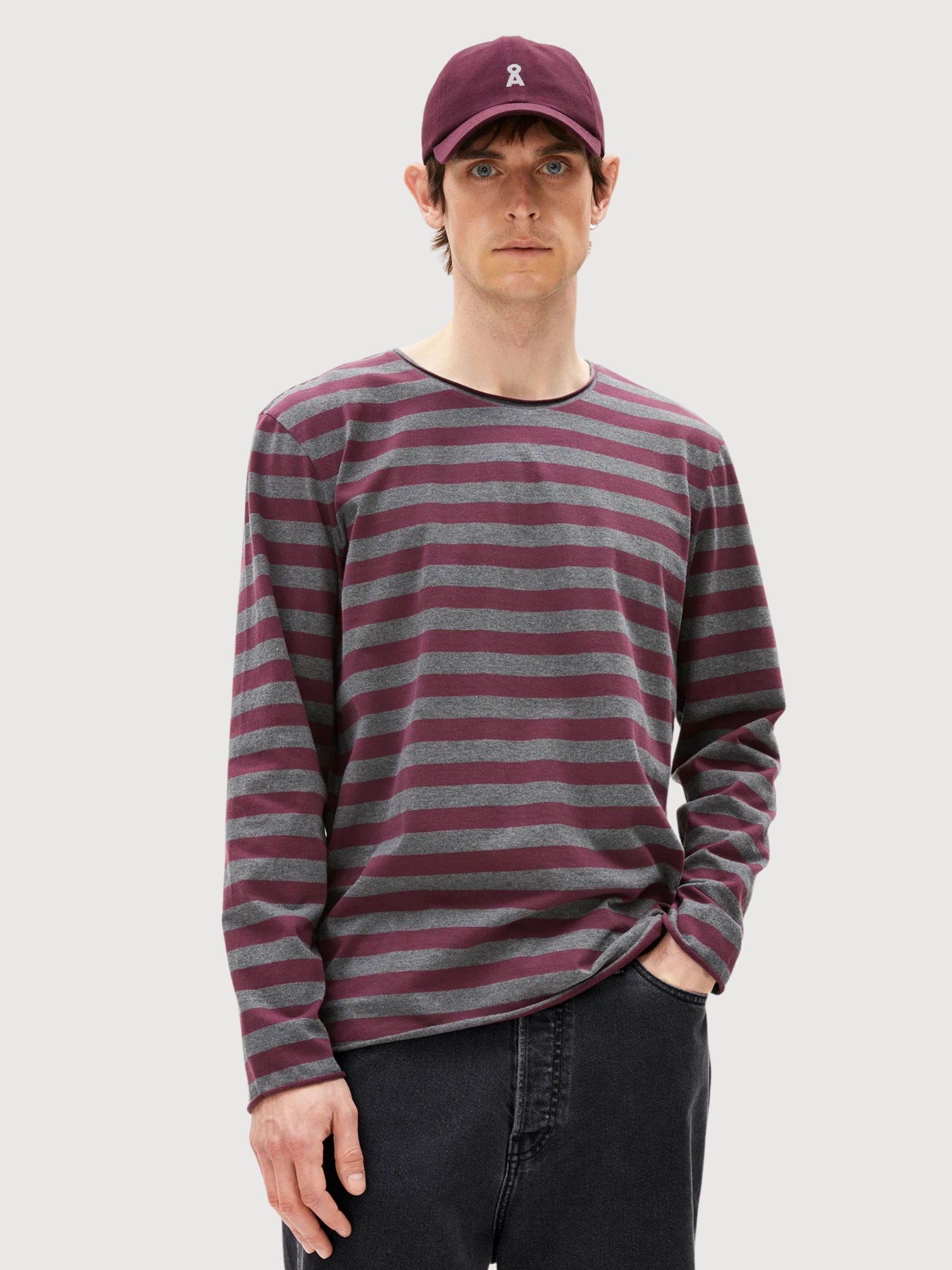 Longsleeve Maarkos Stripes | Armedangels