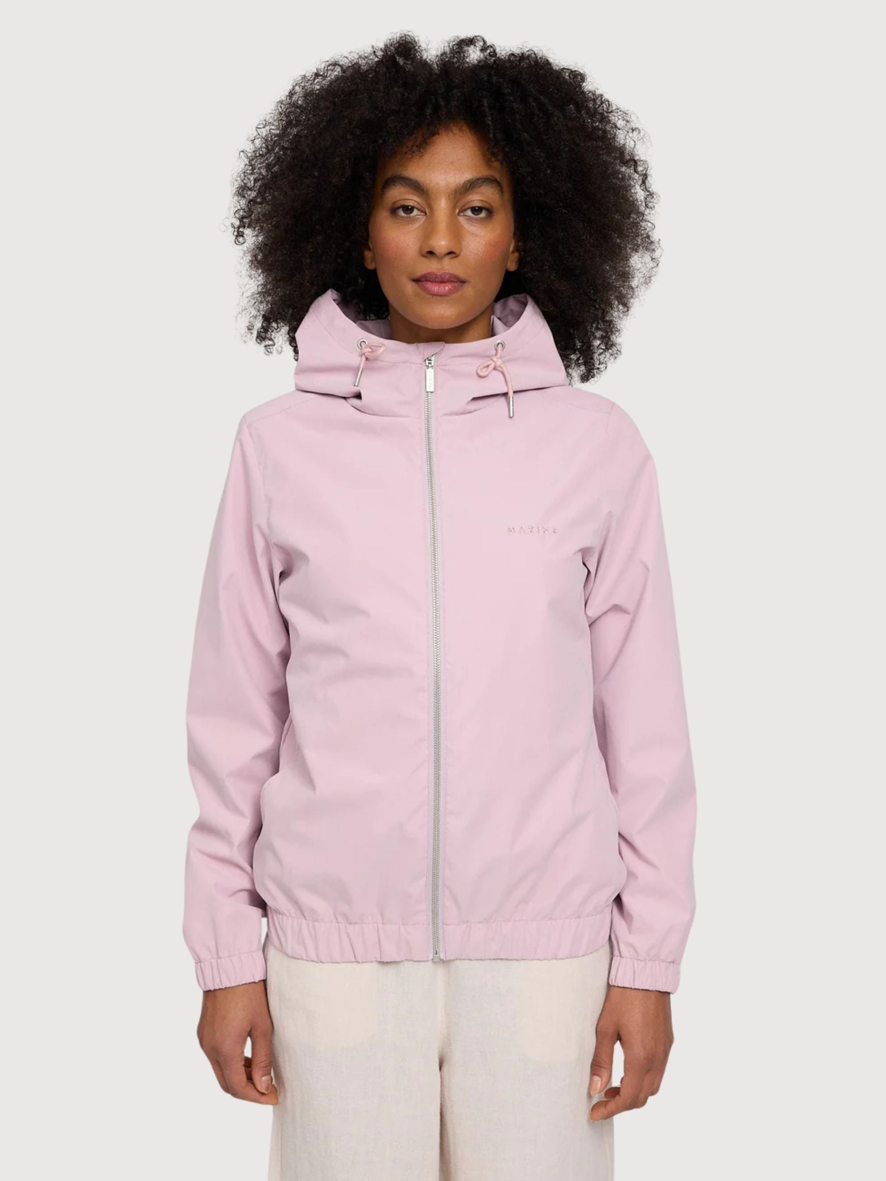 Parka Light Loose Fit Woman Soft Pink | Mazine