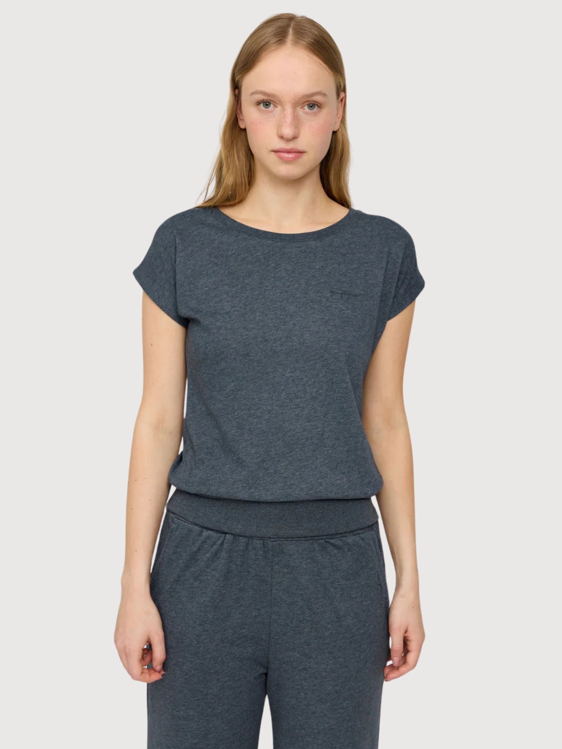 Top Jersey Maglia Donna Inchiostro Blu | Mazine