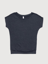 Top Jersey Strick Damen Tintenblau | Mazine