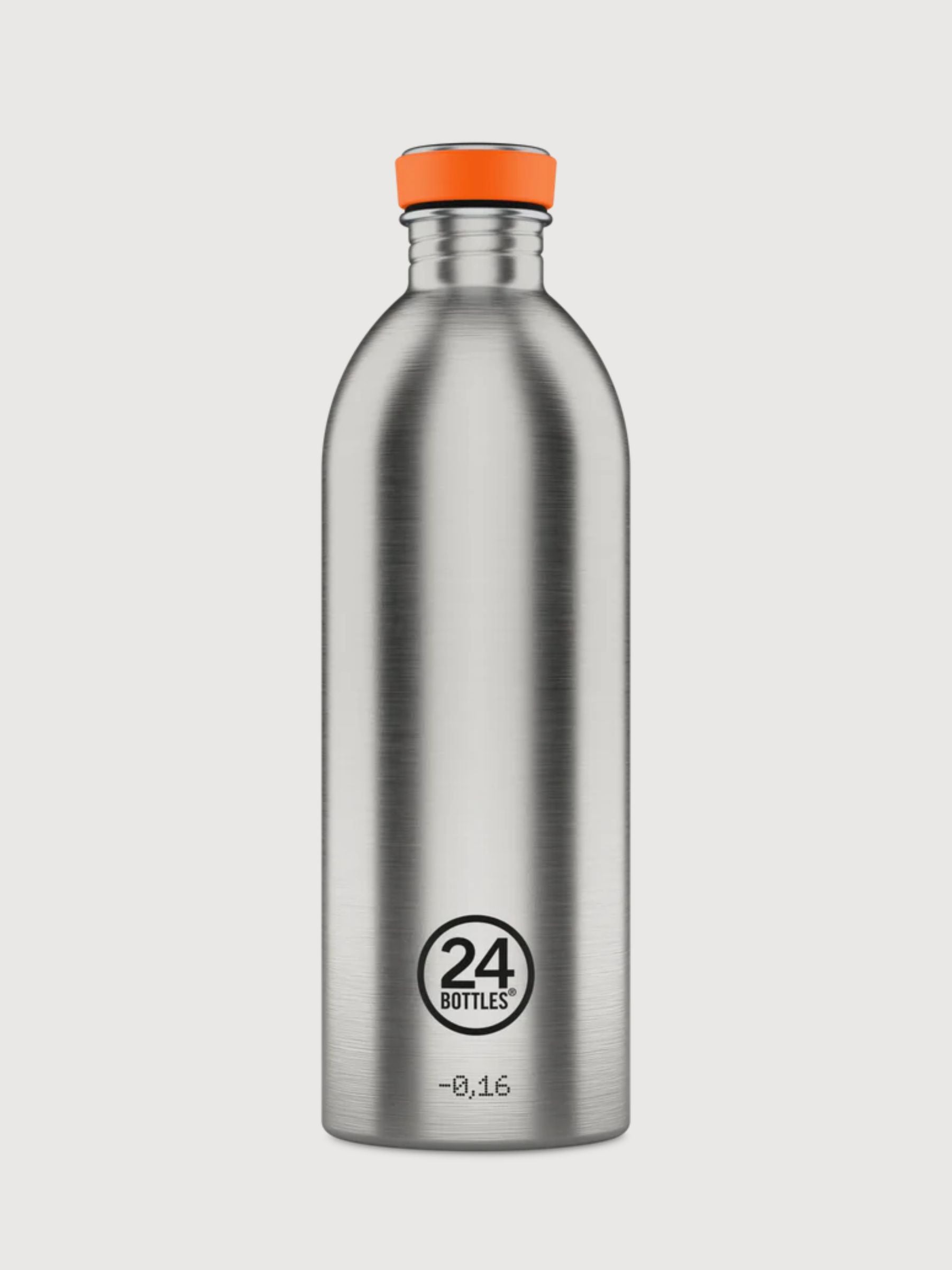 Urban Bottle 1lt Brushed Steel | 24 Bottles