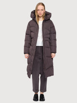 Cappotto Waves Quilt Viola Scuro Donna | Mazine