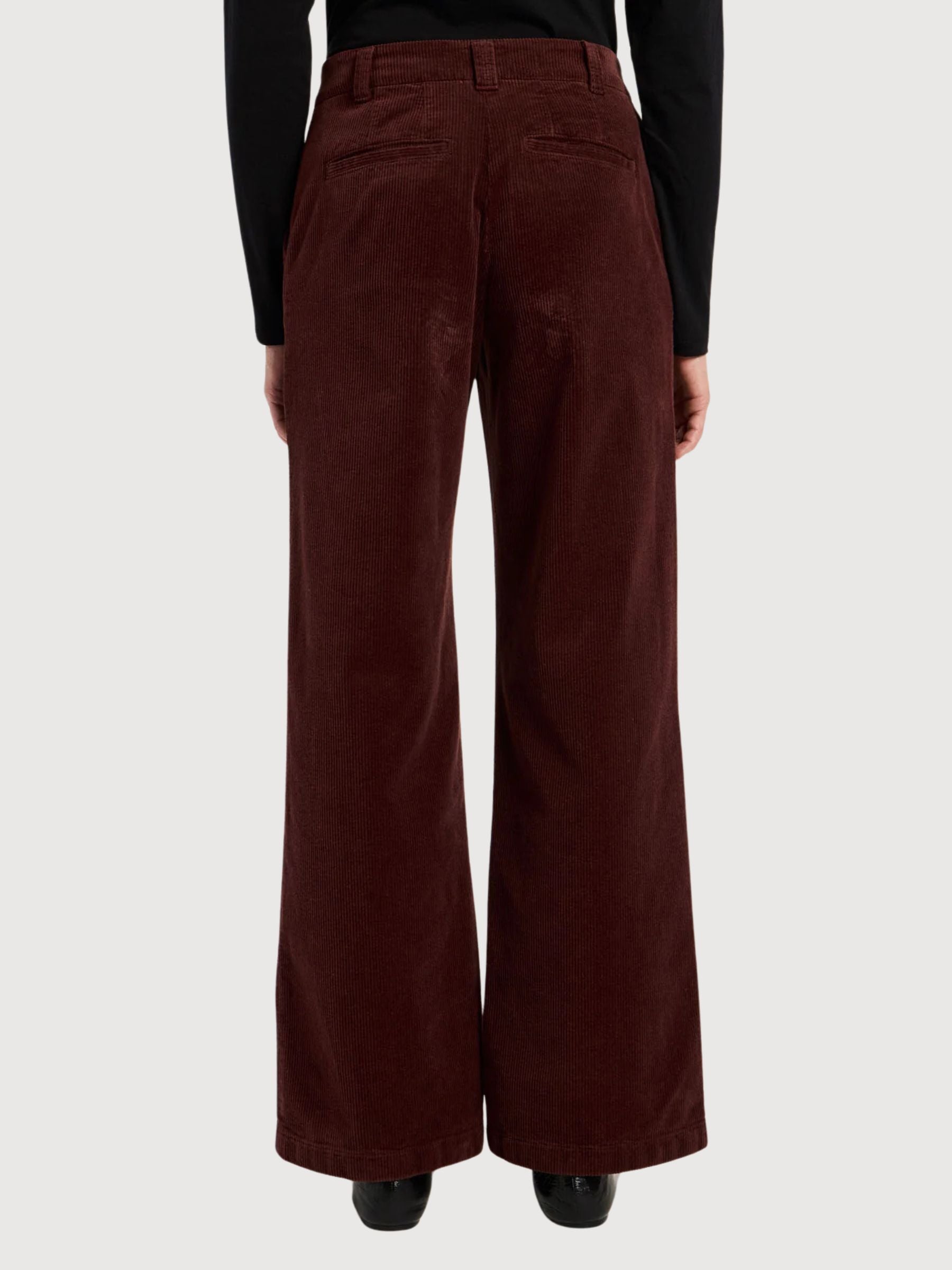Marlene Corduroy Trousers Bitter Chocolate | Lanius