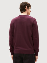 Pullover Loukaa Dark Cranberry Organic Cotton | Armedangels