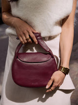 Bag Coco Croissant Dark Red | O My Bag