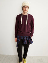 Pullover Loukaa Dark Cranberry Organic Cotton | Armedangels