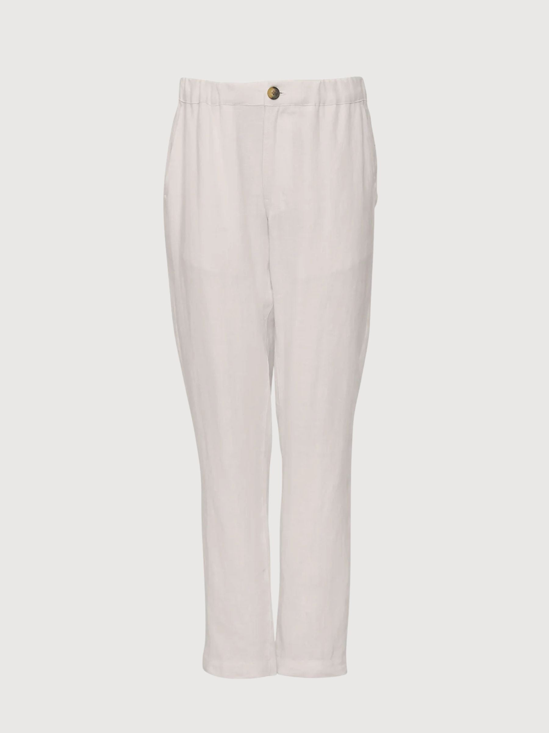 Trouser Regular Linen Man Moon | Mazine