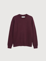 Pullover Loukaa Dark Cranberry Organic Cotton | Armedangels