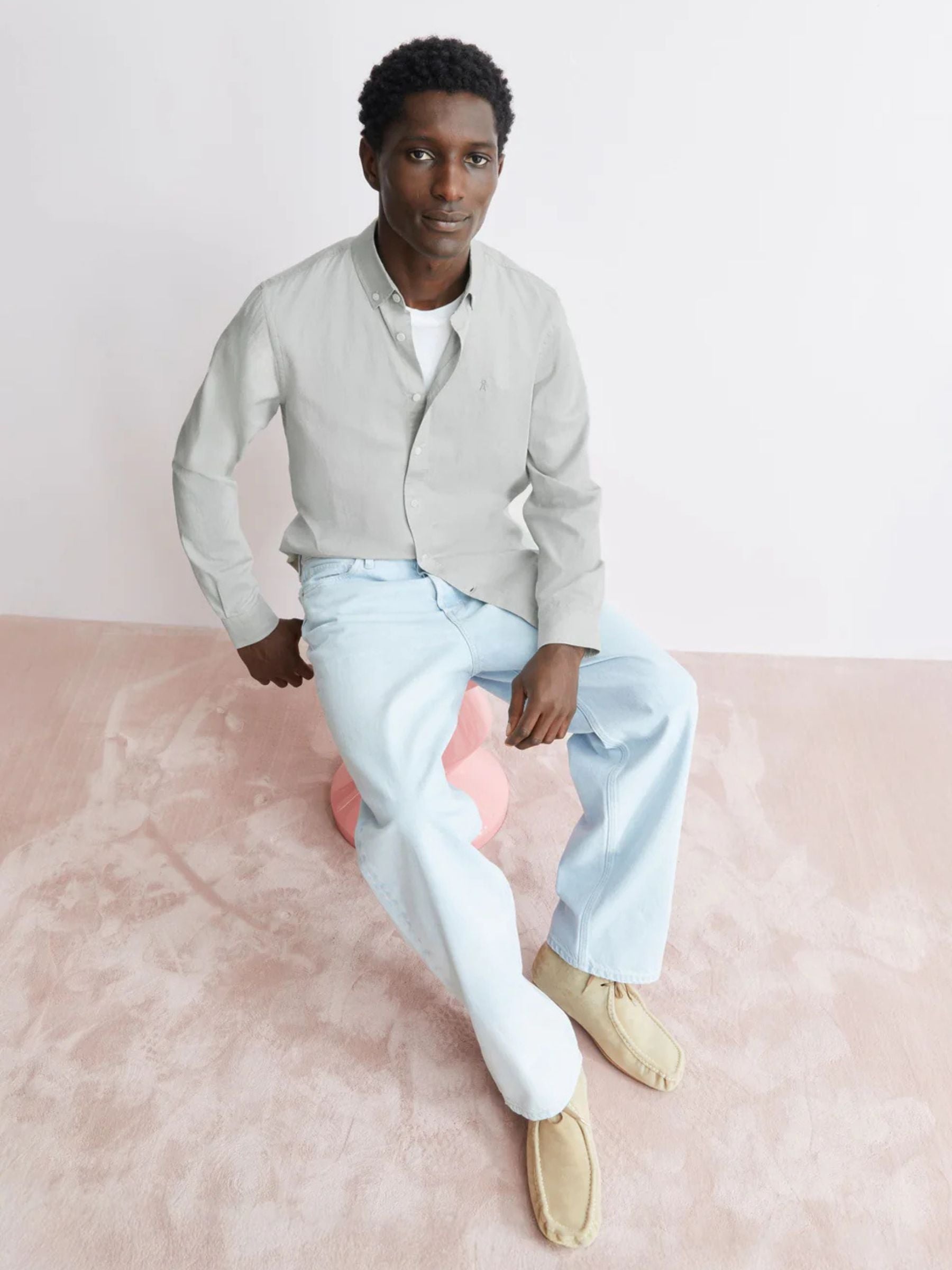 Shirt Quaasa Man Fatigue Green | Armedangels