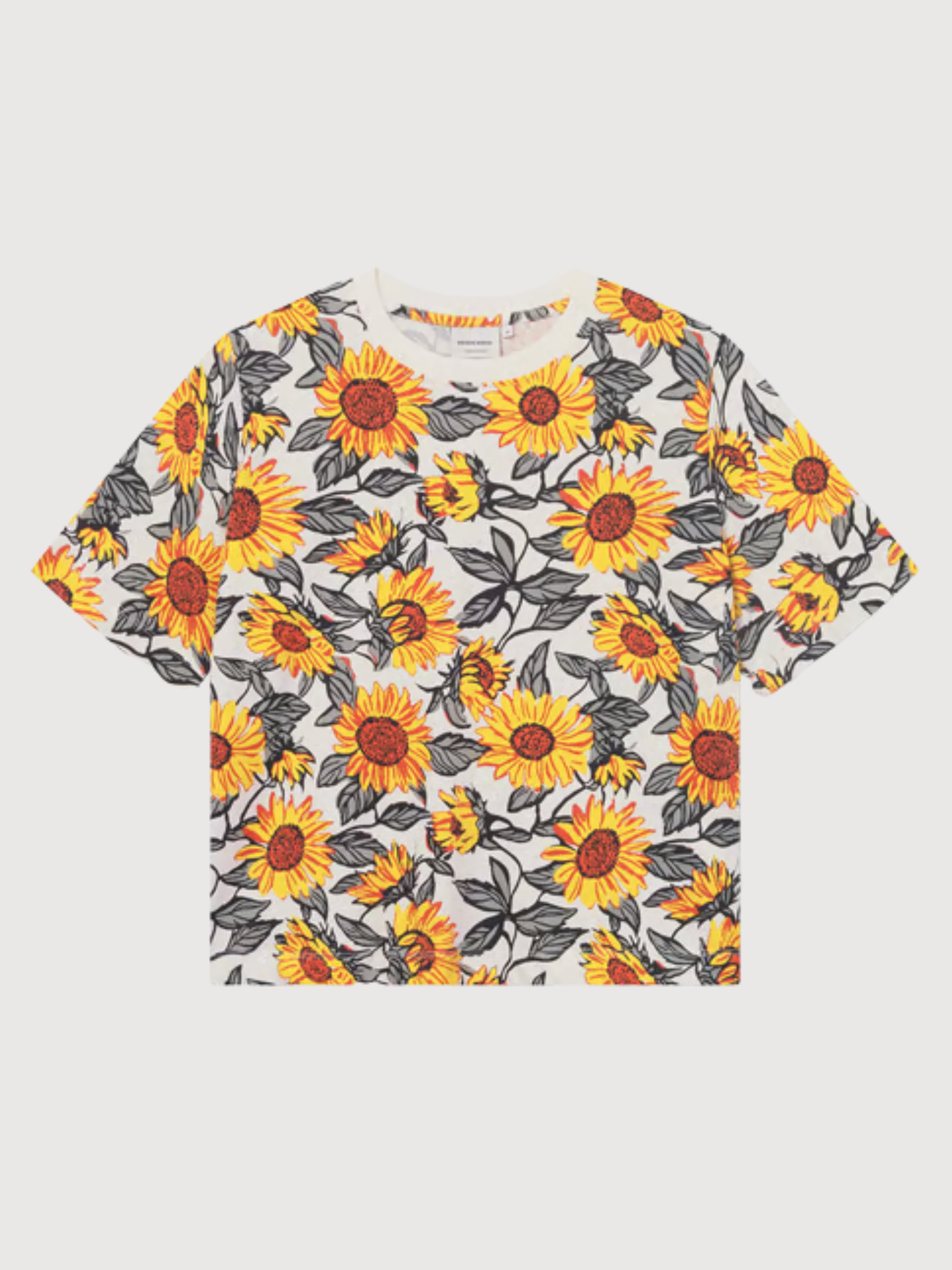 T-shirt Vadstena Girasole Bianco Sporco | Dedicated