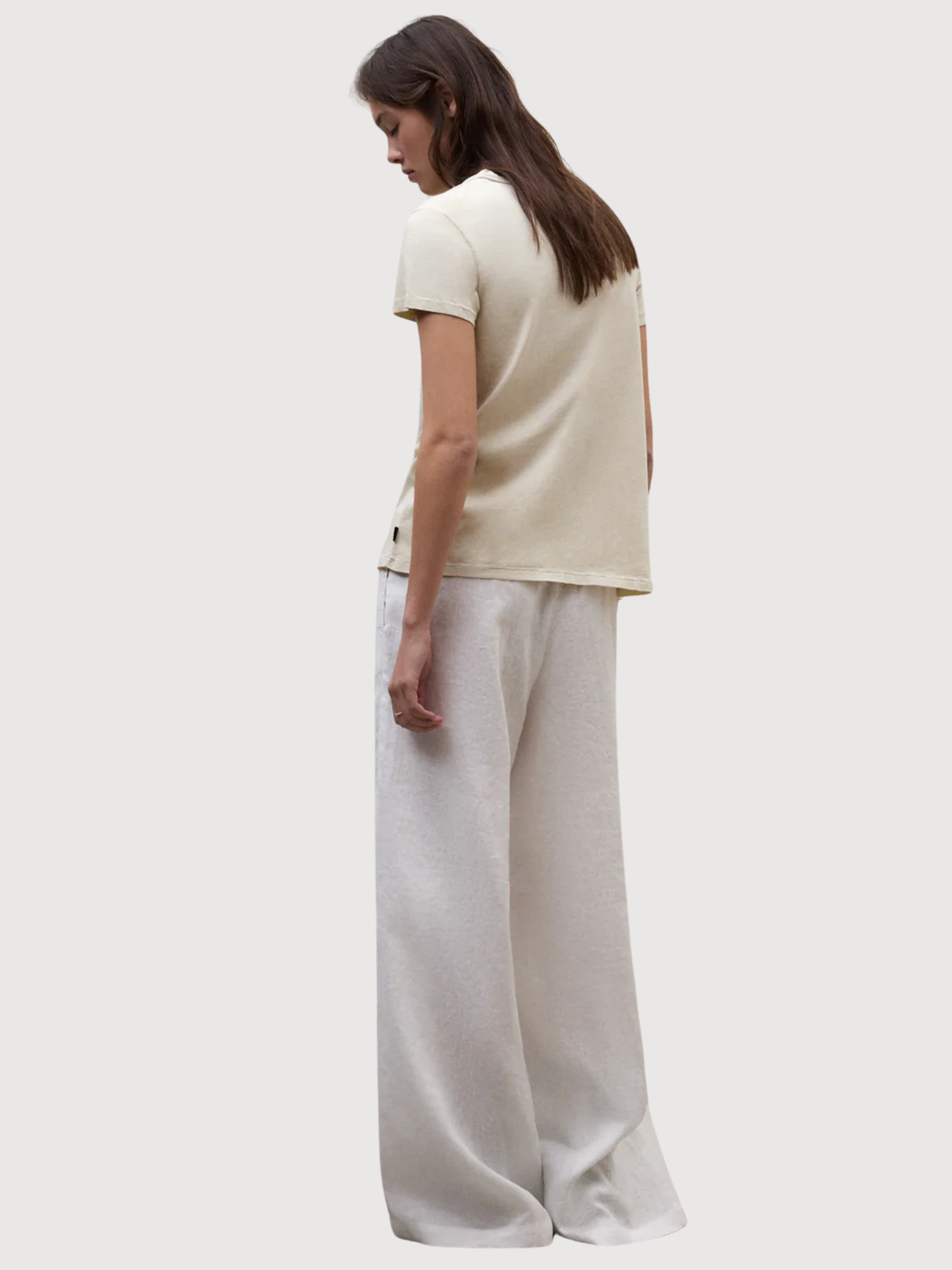 Pantaloni MOSSI DONNA Bianco | Ecoalf