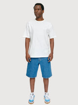 Denim Shorts Man Mid Blue Wash | MAZINE
