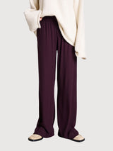 Pantaloni Smilla Viola Scuro Donna | Jan N June