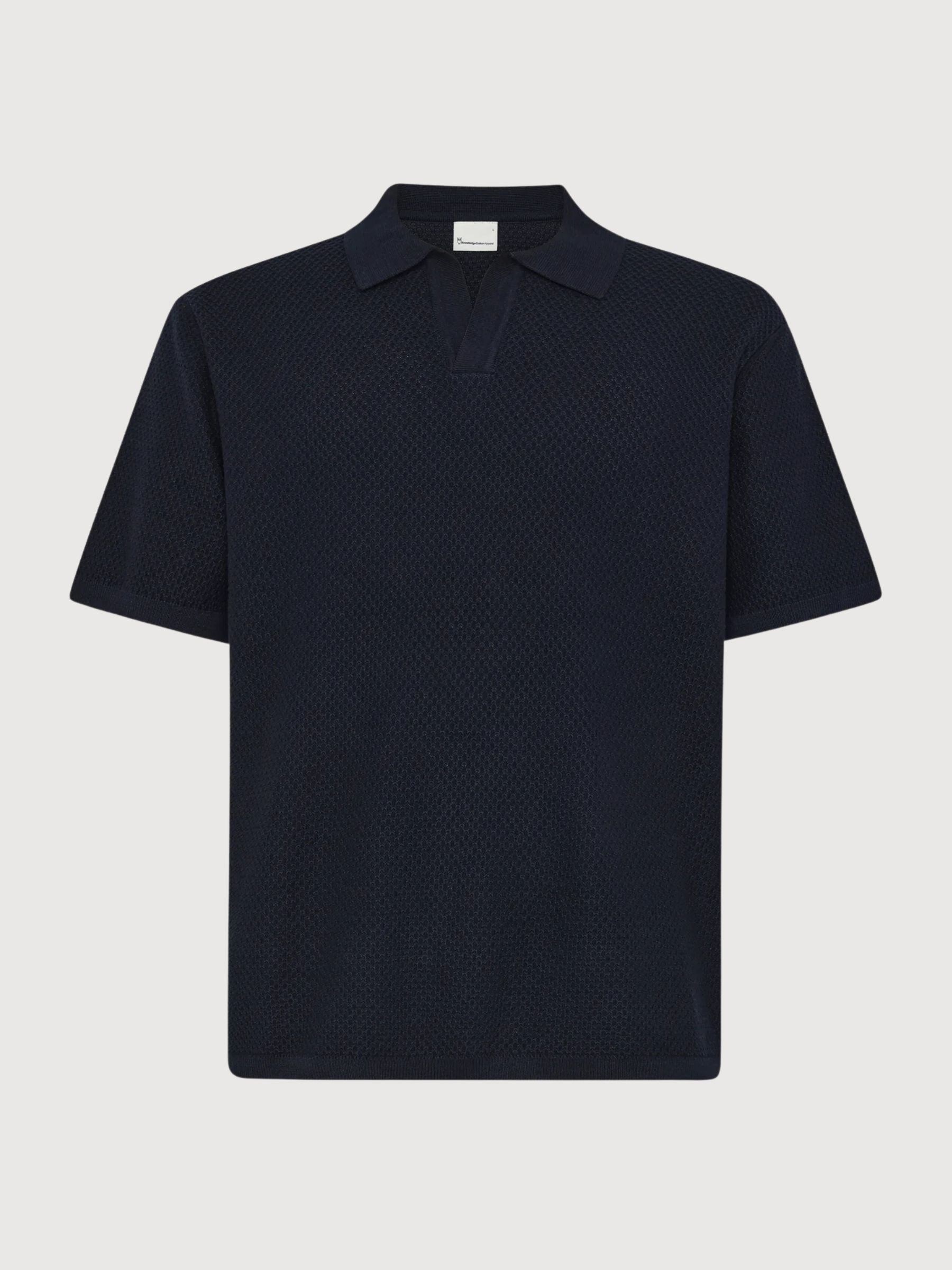 Polo in maglia di cotone biologico Night Sky | Knowledge Cotton Apparel