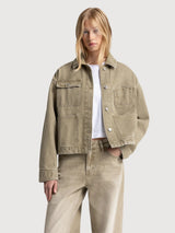 Jacke Ingrid Damen Retro Beige | Kings Of Indigo