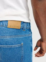 Denim Shorts Man Mid Blue Wash | MAZINE