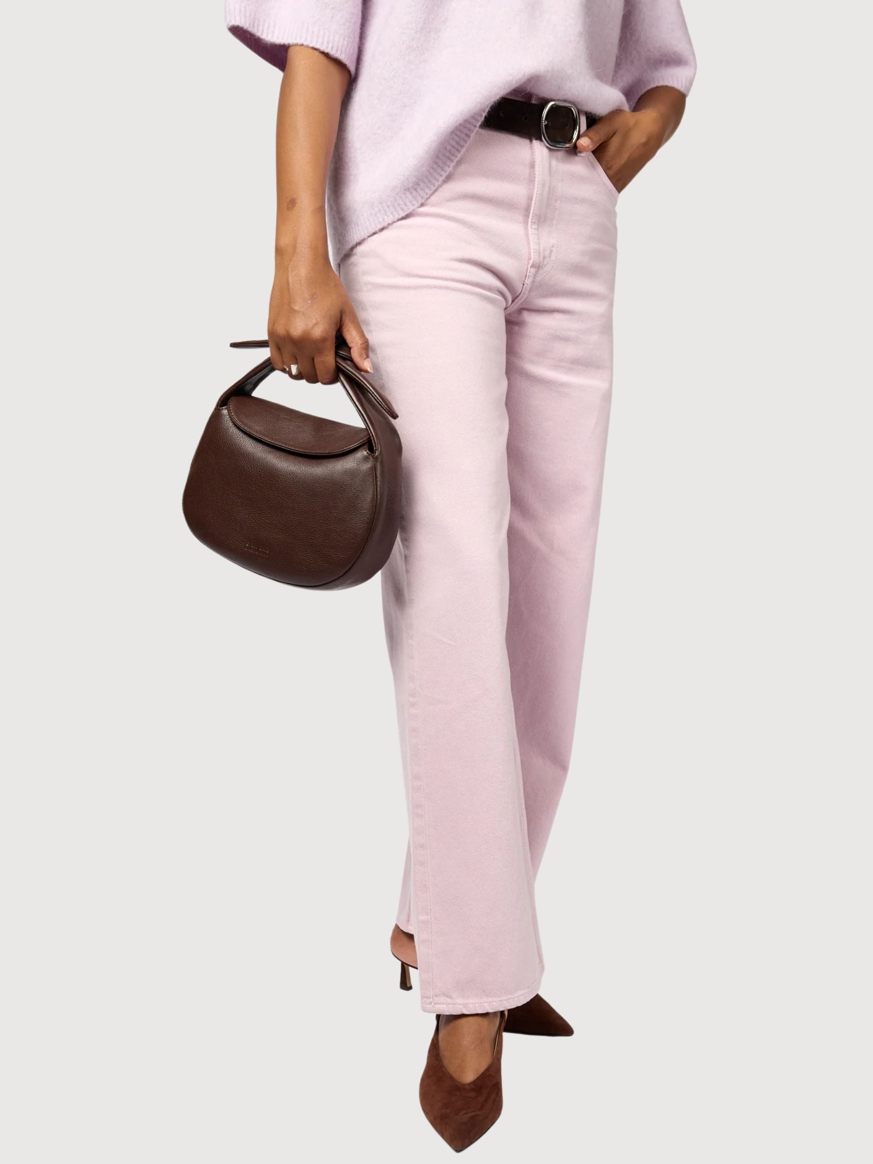 Bag Coco Croissant Dark Brown | O My Bag