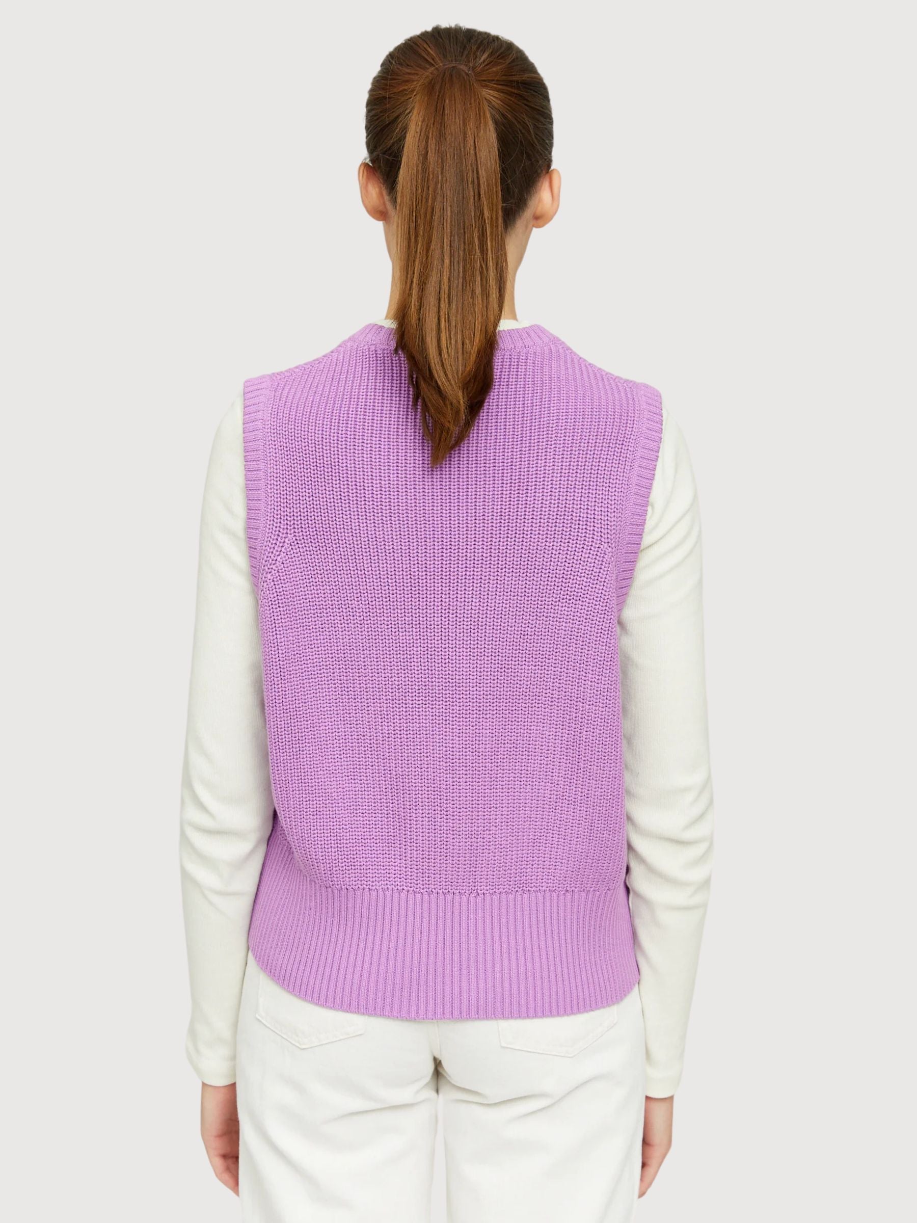 Binnu Weste Lilac Pink Damen | Mazine