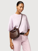 Bag Coco Croissant Dark Brown | O My Bag