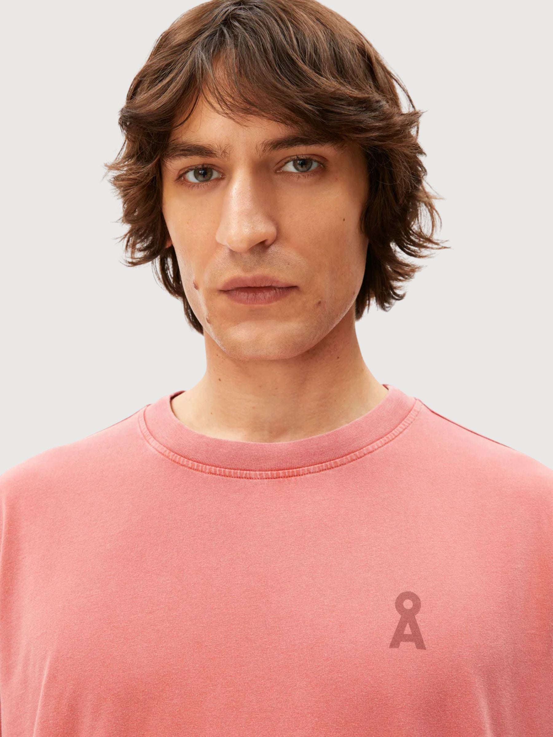 T-Shirt Iconic A Maarkos Tabasco Red | Armedangels