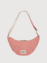 Bag Andrea Rayures Rouge | Hindbag