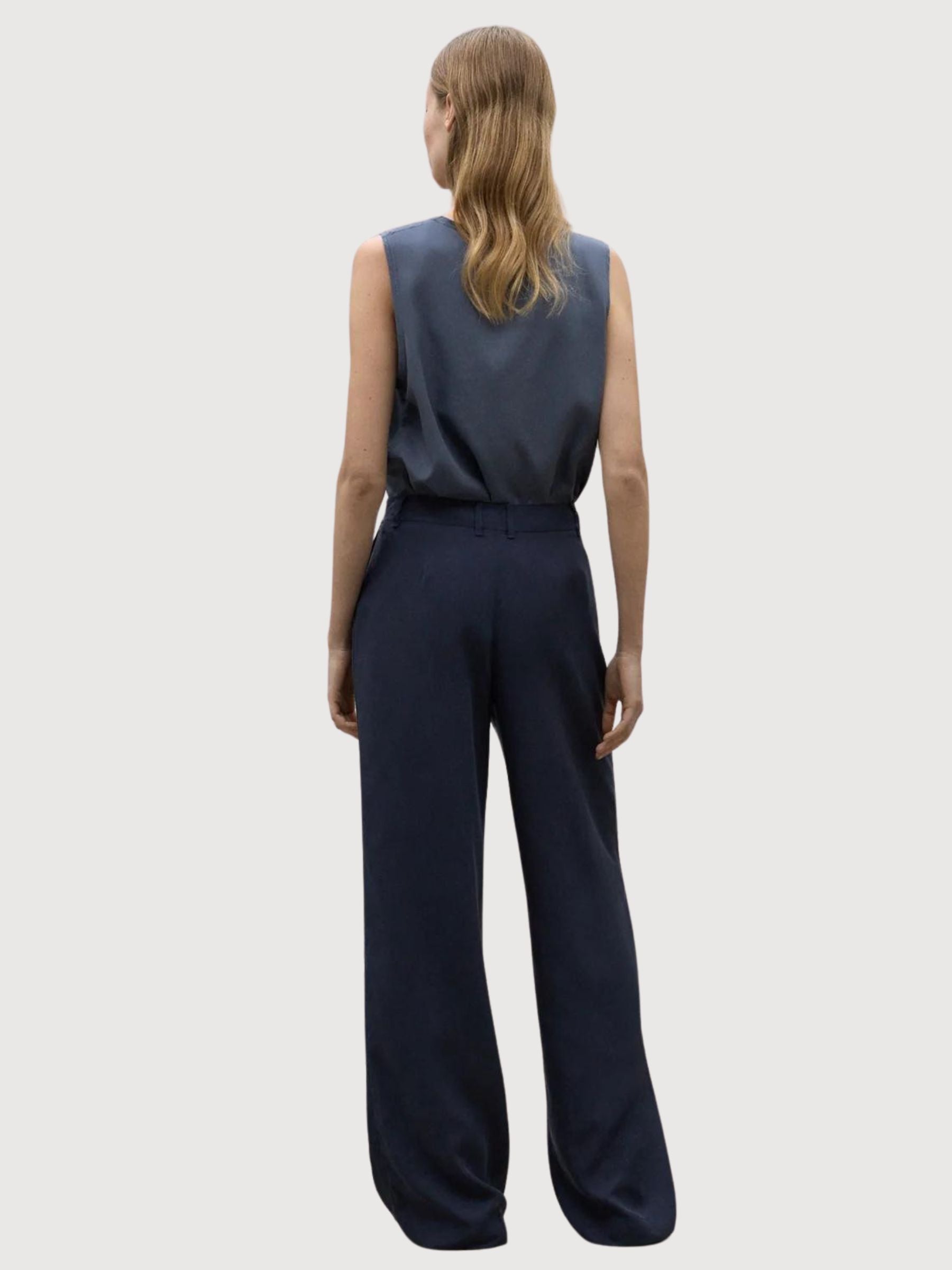 Trousers Sabine Navy TENCEL™ | Ecoalf