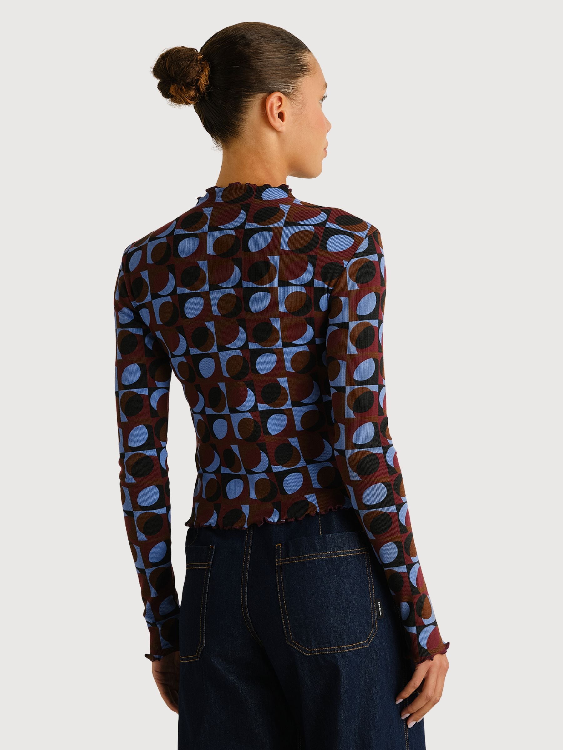 Ryd Retro Geo Rib Top | DEDICATED